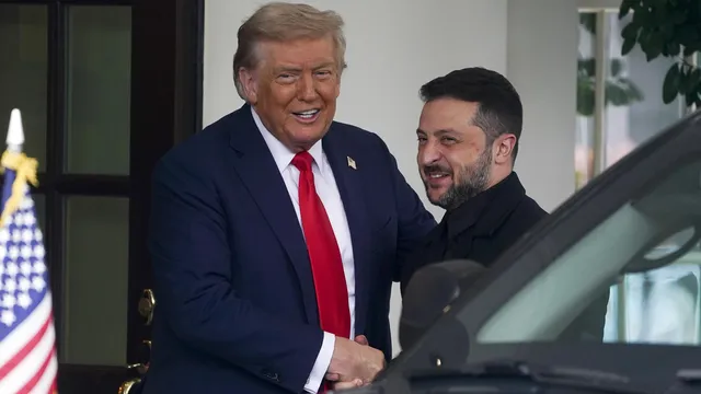 Zelensky and European leaders arrive at the White House ahead of meeting with Trump